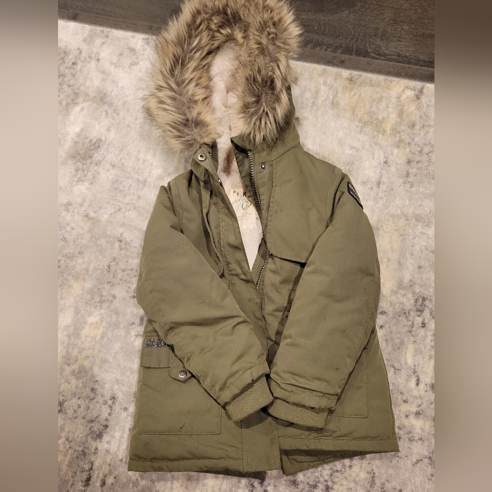 IKKS sherpa lined jacket